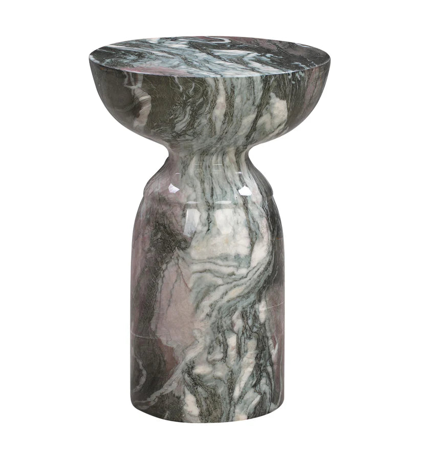 Rue Black Marble Side Table