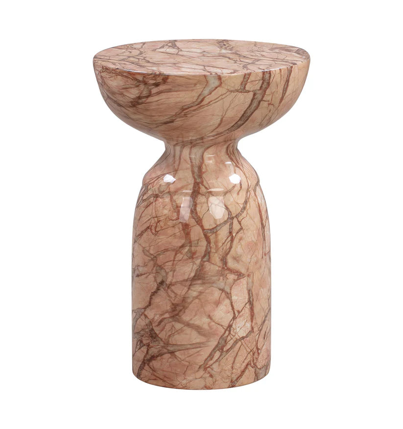 Rue Black Marble Side Table
