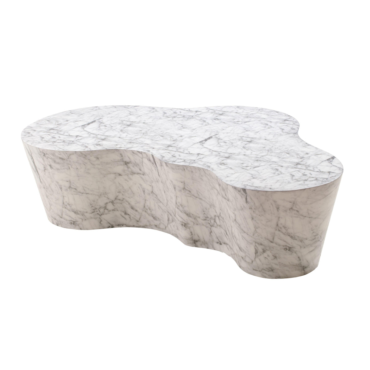Slab 59" Concrete Indoor/Outdoor Coffee Table - View 5