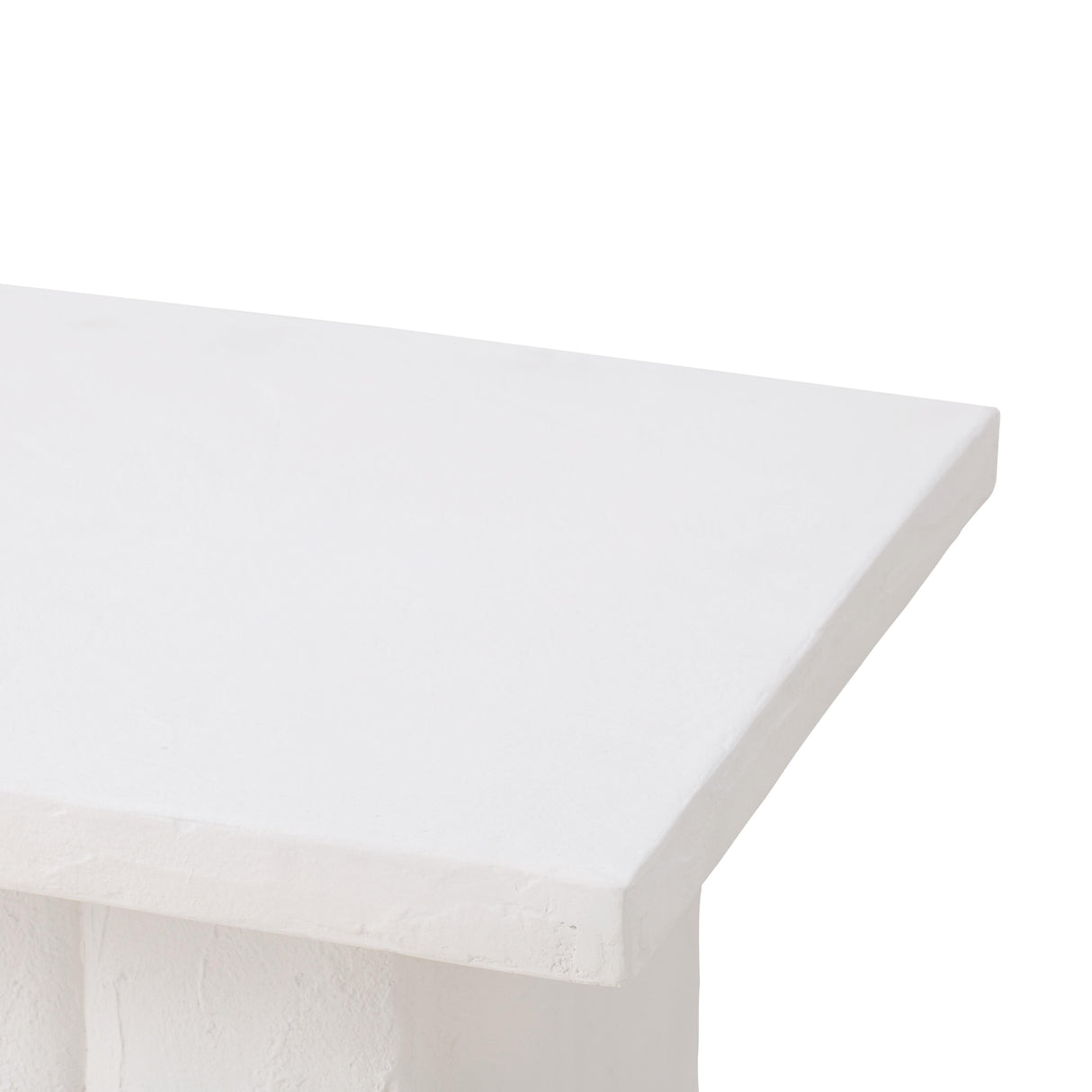 Kayla Faux Plaster Indoor / Outdoor Square Side Table