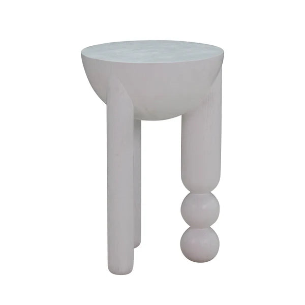 Morse Cognac Wooden Accent Table