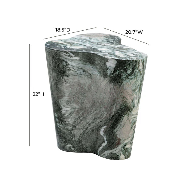 Slab Concrete Indoor / Outdoor Side Table (17"-21")