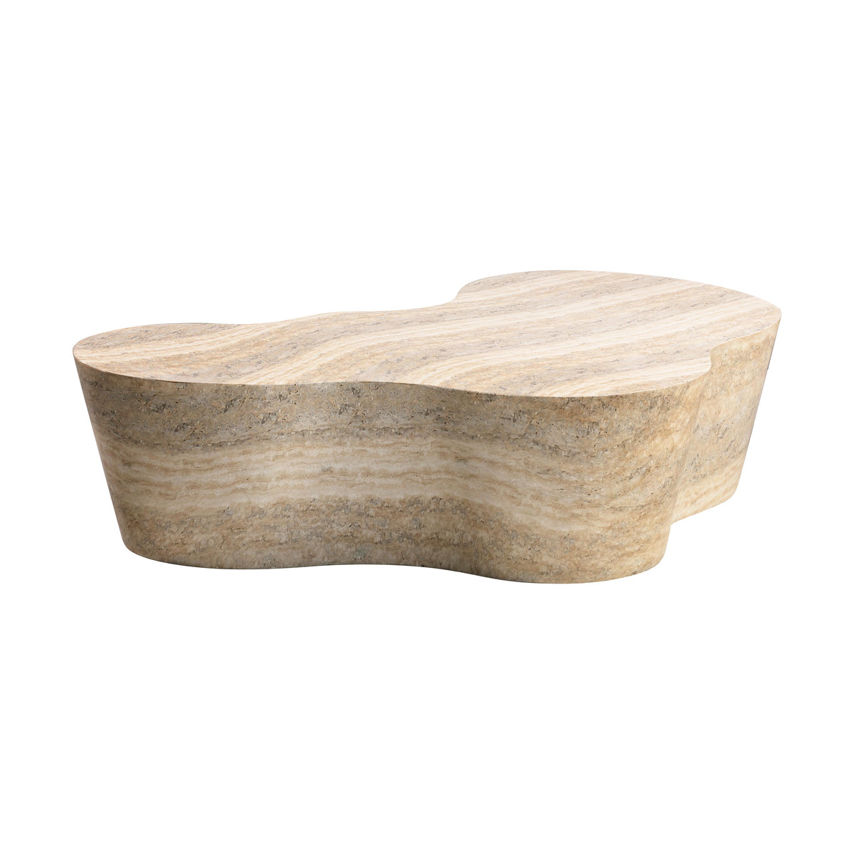 Slab 59" Concrete Indoor/Outdoor Coffee Table - View 15