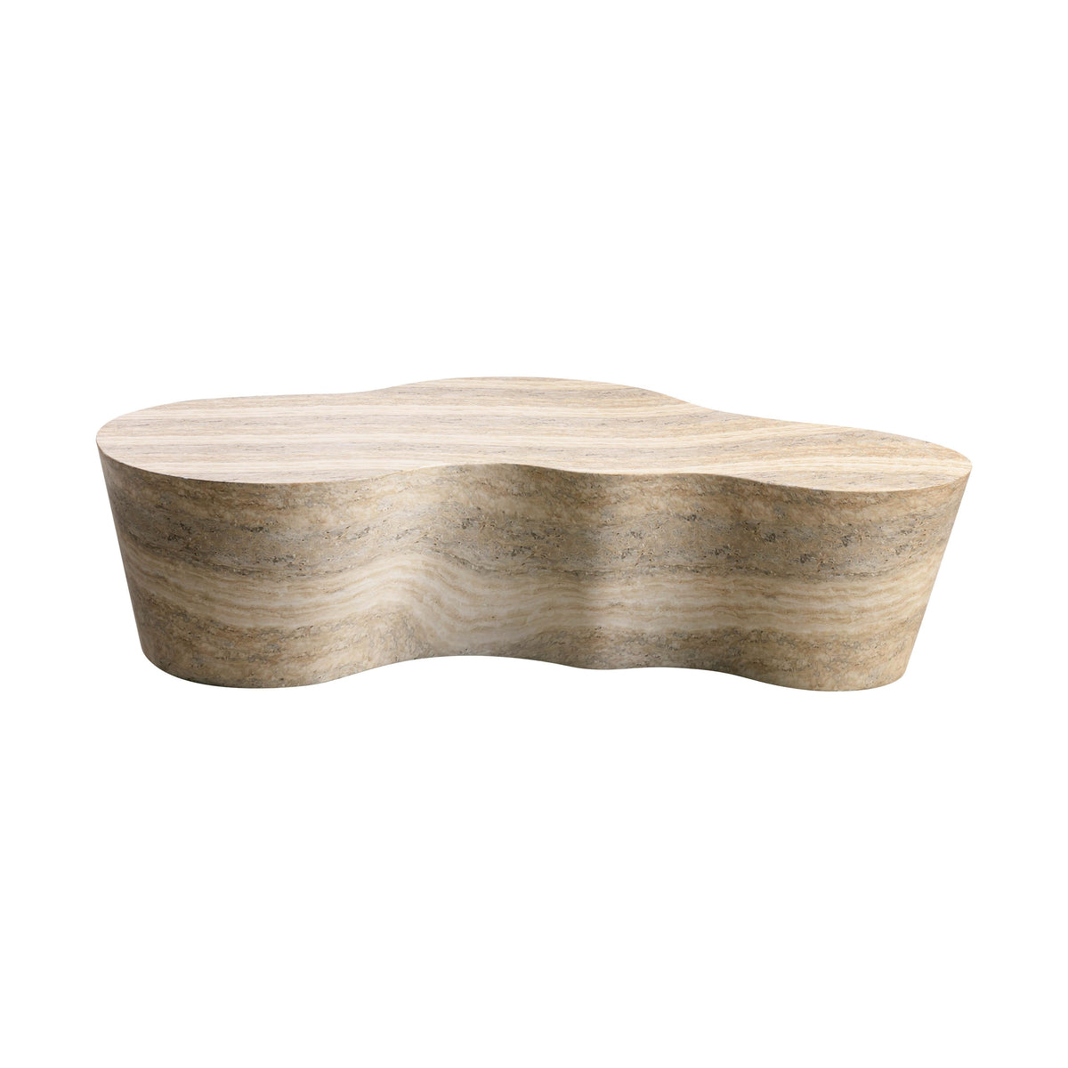 Slab 59" Concrete Indoor/Outdoor Coffee Table - View 17