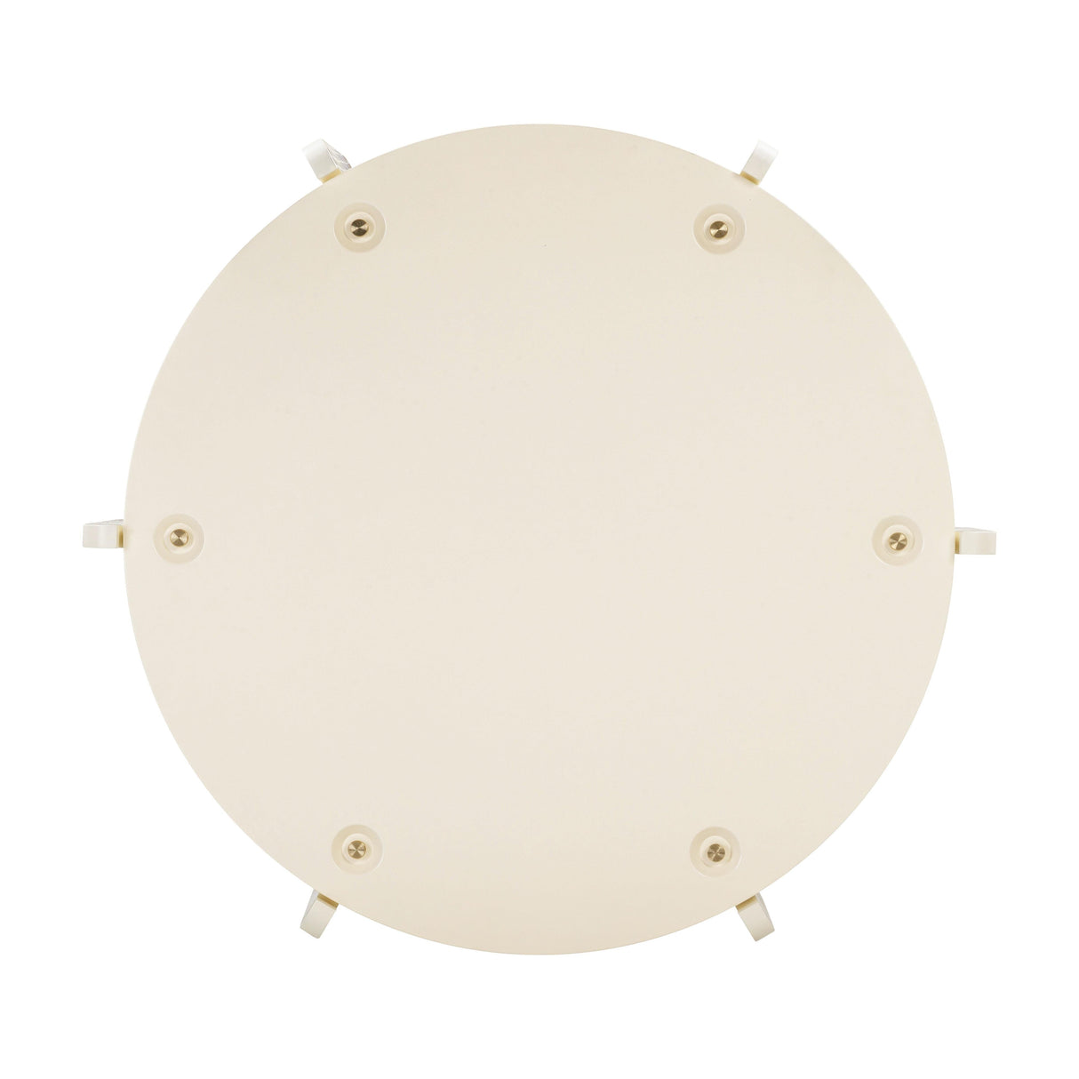 Gloria 35" Cream Oak Round Coffee Table