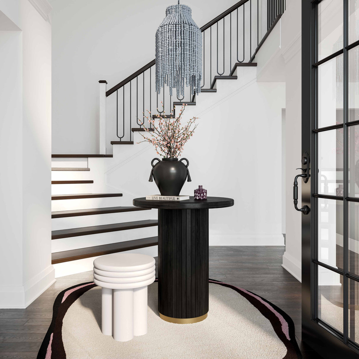 Chelsea Oak Wood Entry Table