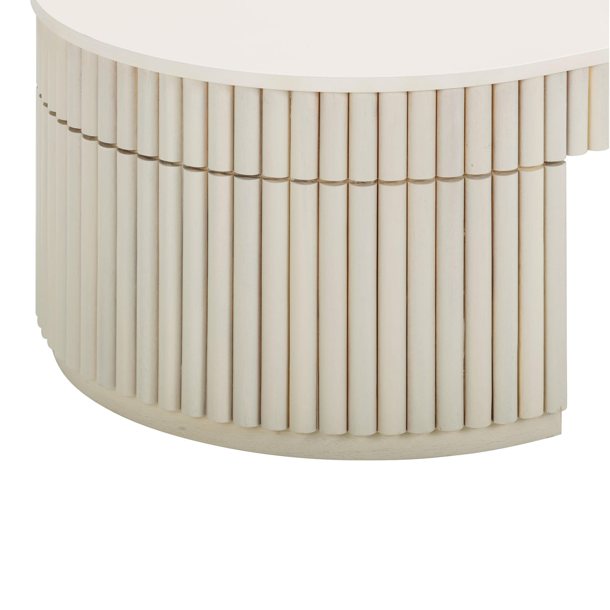 Bella Cream Oval Coffee Table