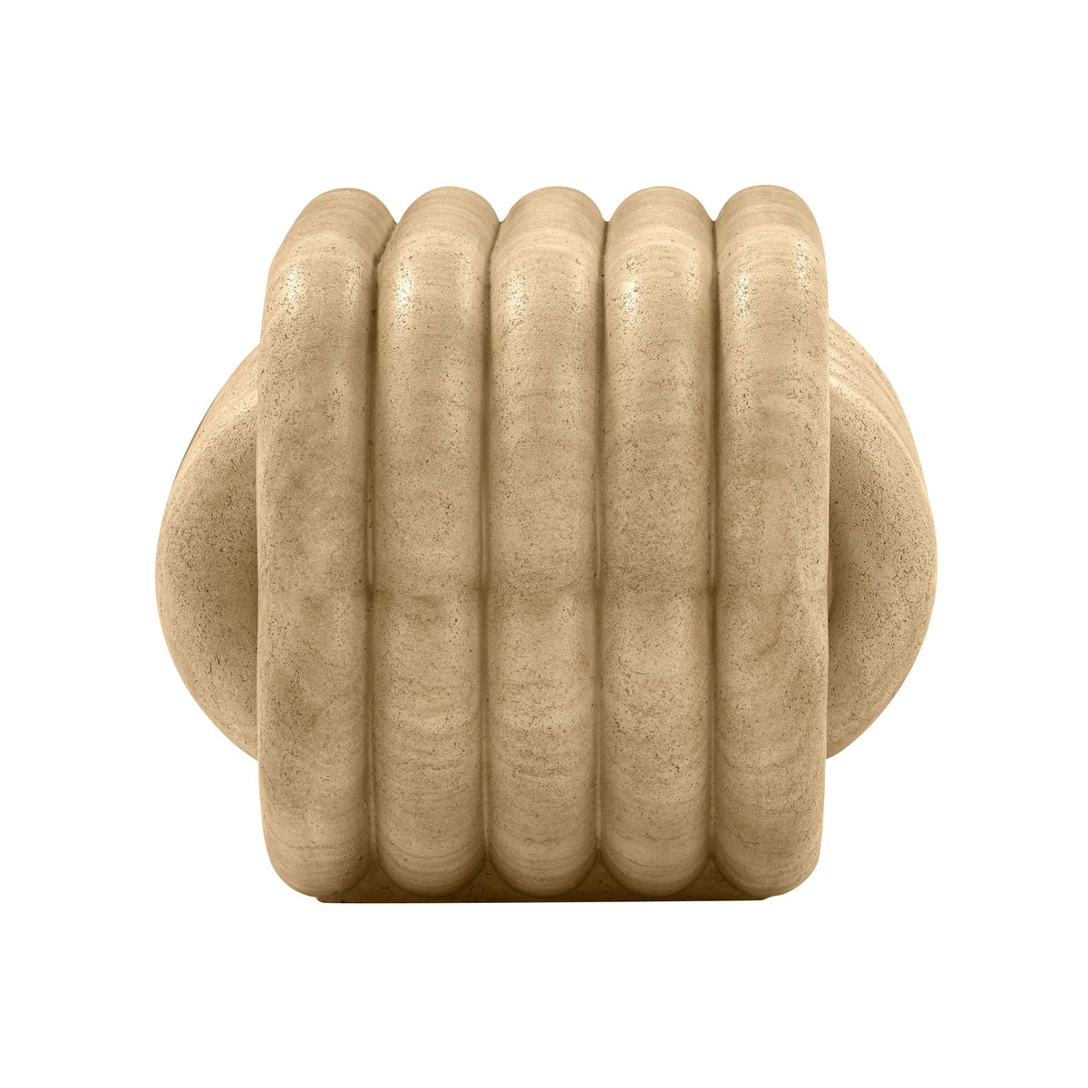 Love Knot Concrete Indoor/Outdoor Accent Stool - View 4