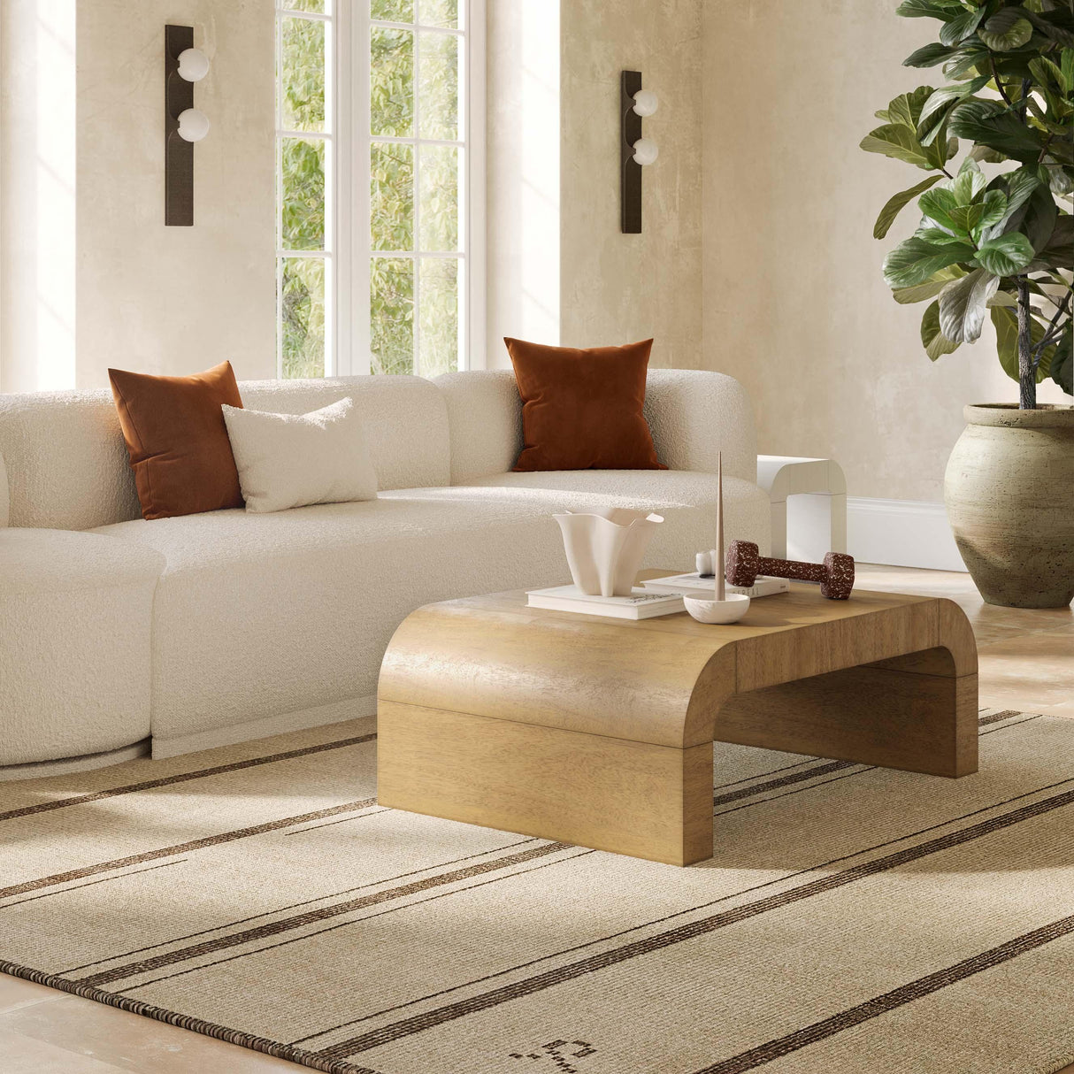 Hump 46" Arched Coffee Table