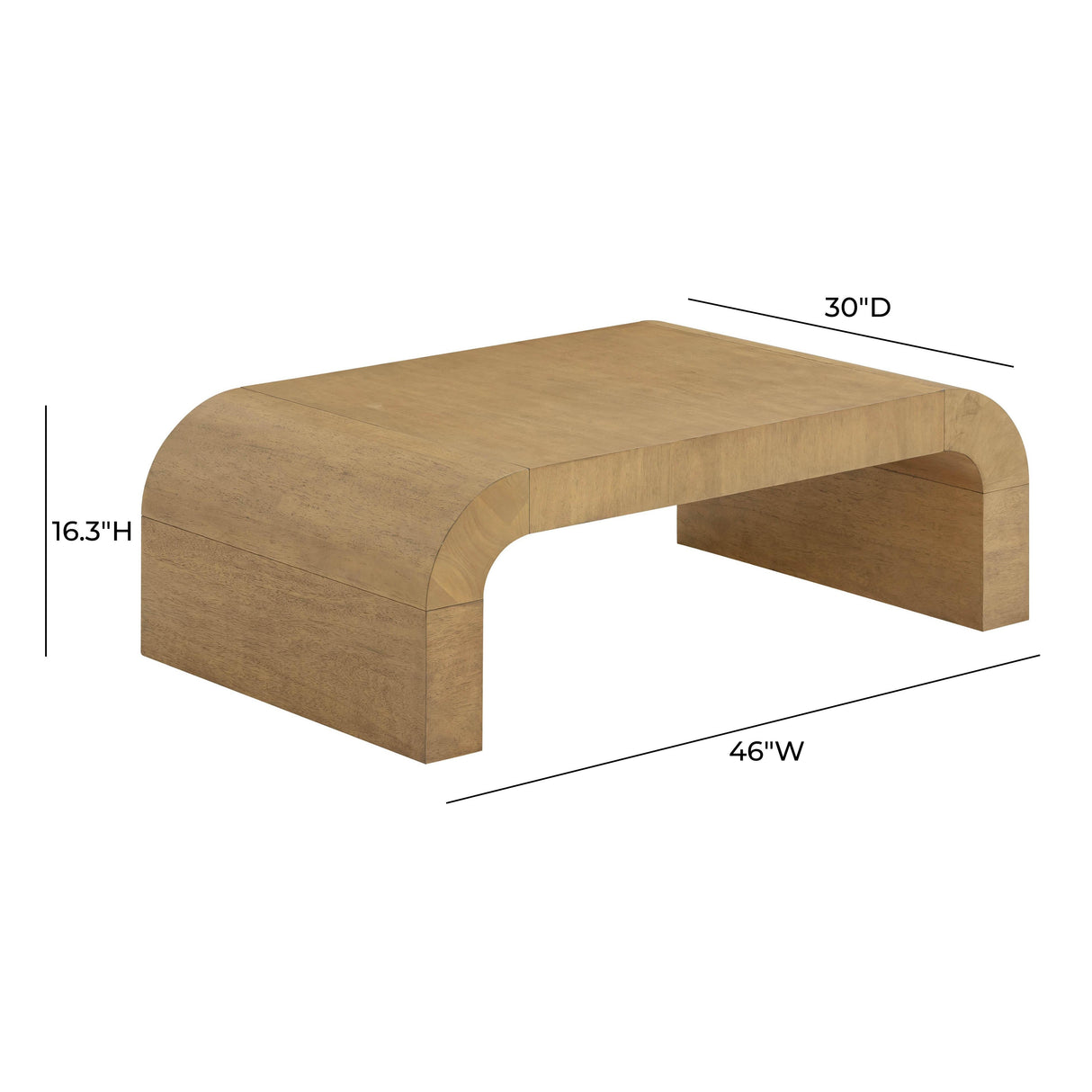 Hump 46" Arched Coffee Table