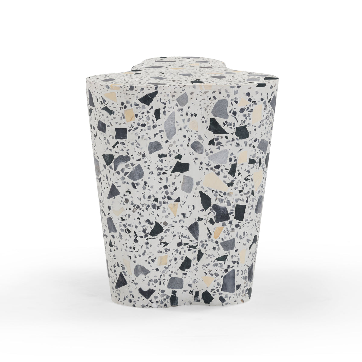 Slab Faux Terrazzo Indoor/Outdoor Side Table - View 28