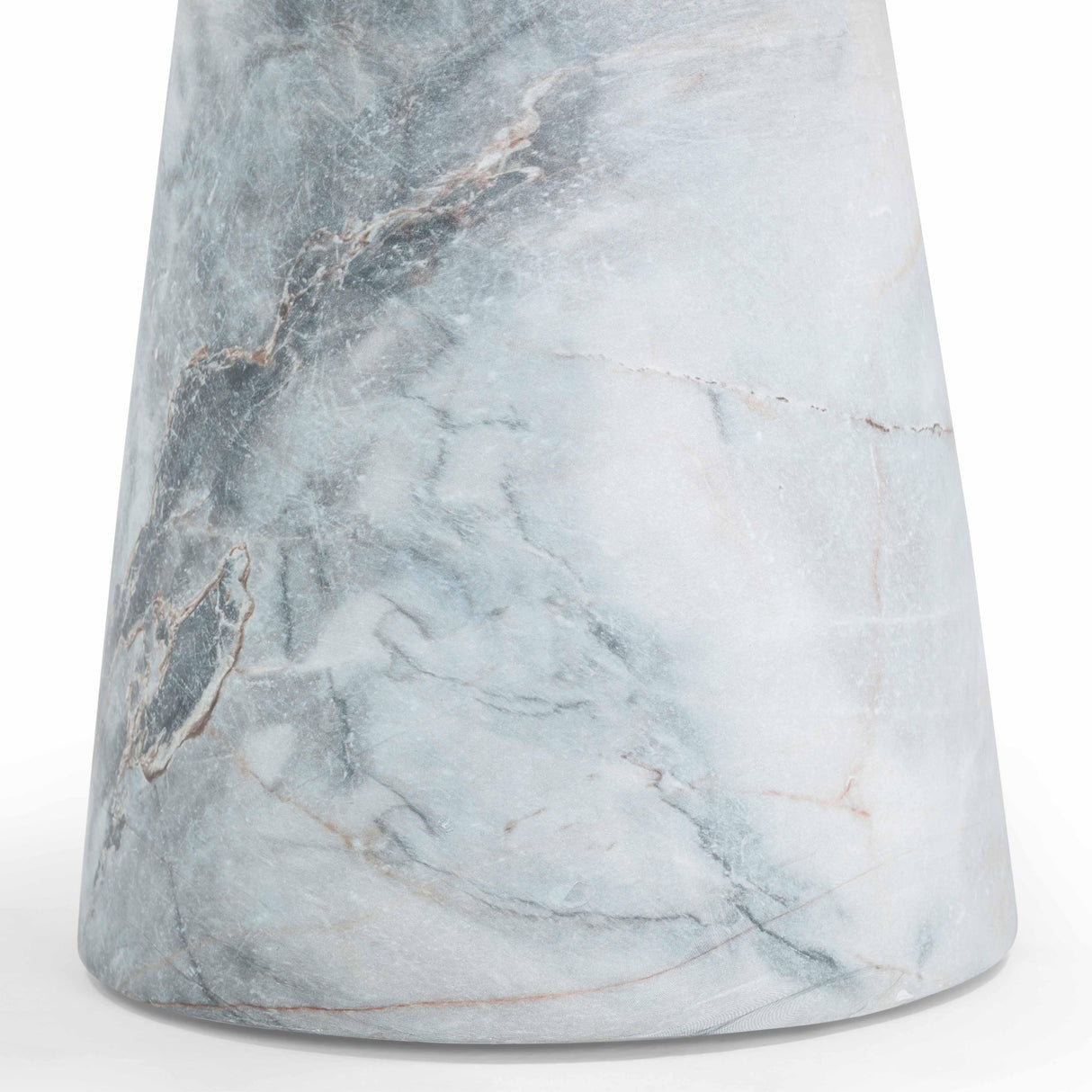 Zara Faux Aegean Marble Indoor / Outdoor Side Table