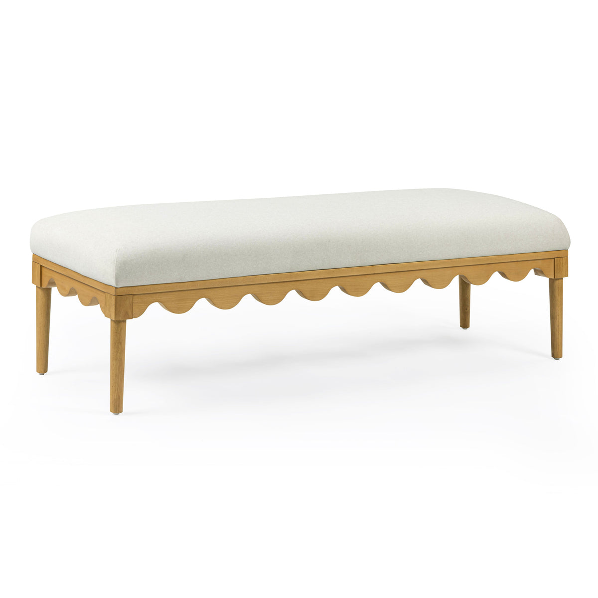 Oodle 56.5" Performance Vegan Mohair Bench - View 7