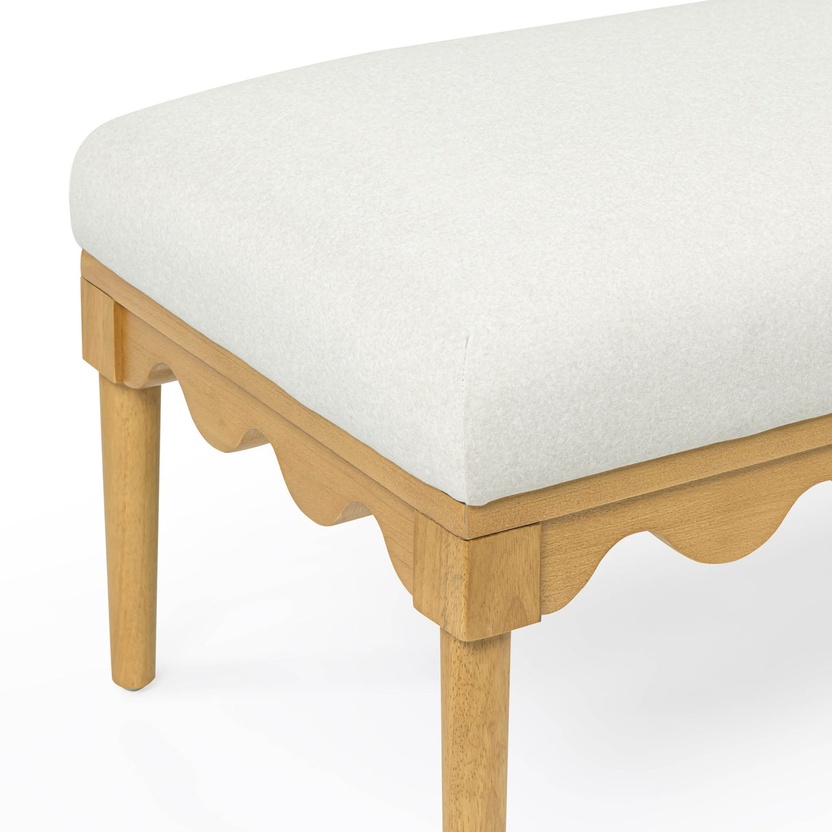 Oodle 56.5" Vegan Mohair Bench