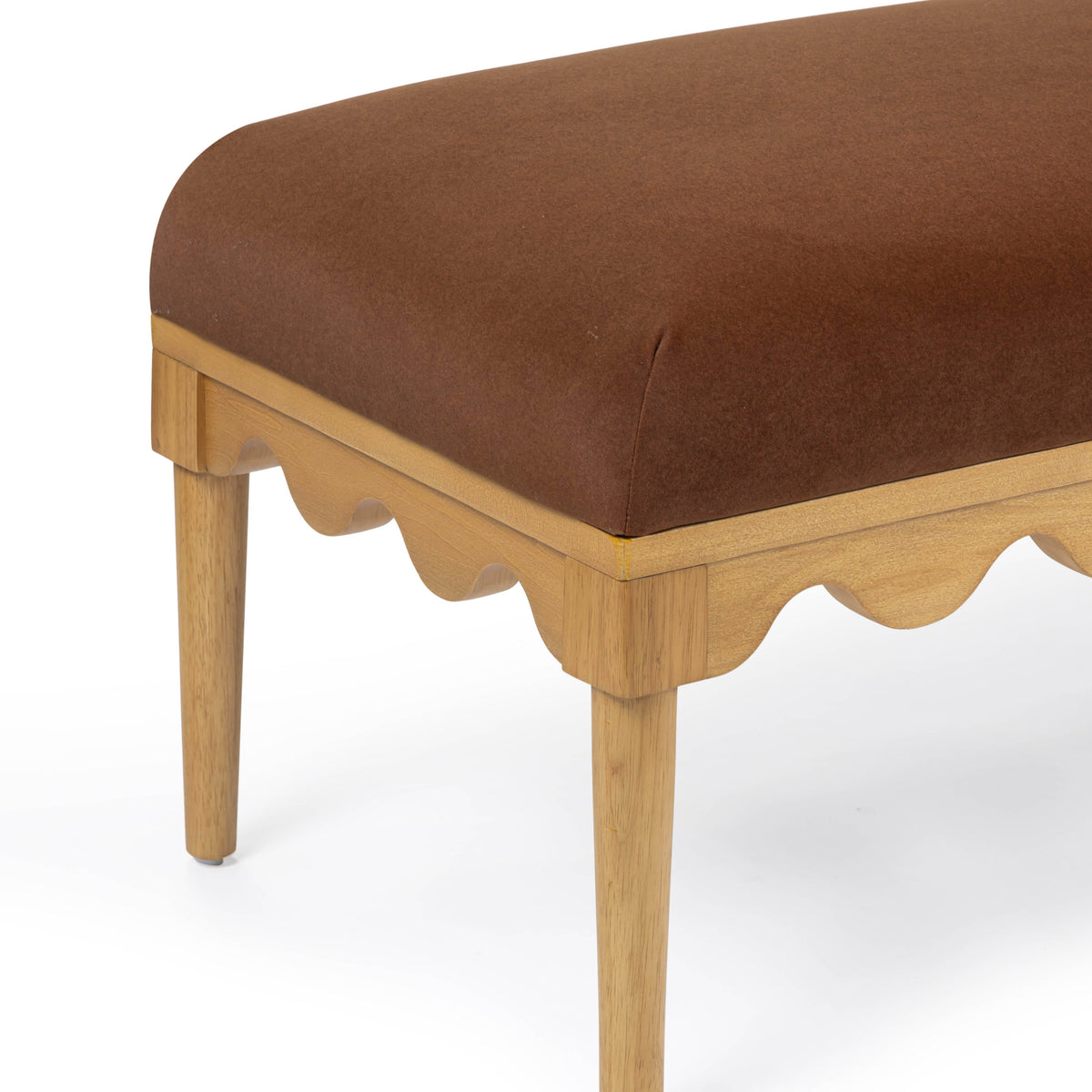 Oodle 56.5" Performance Vegan Mohair Bench - View 22