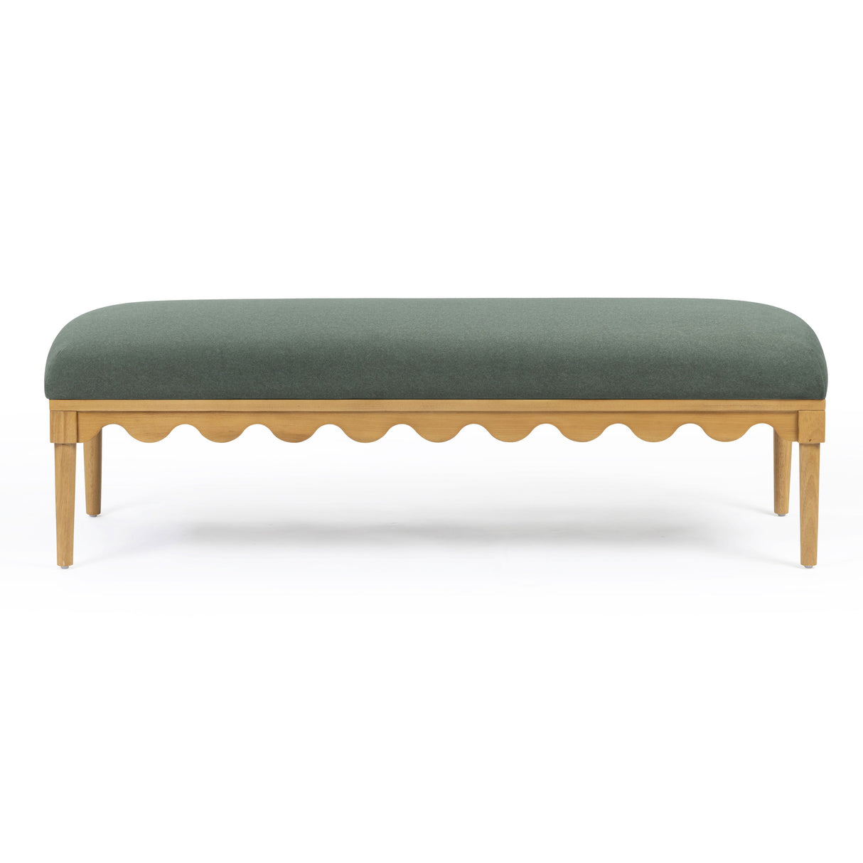 Oodle 56.5" Vegan Mohair Bench