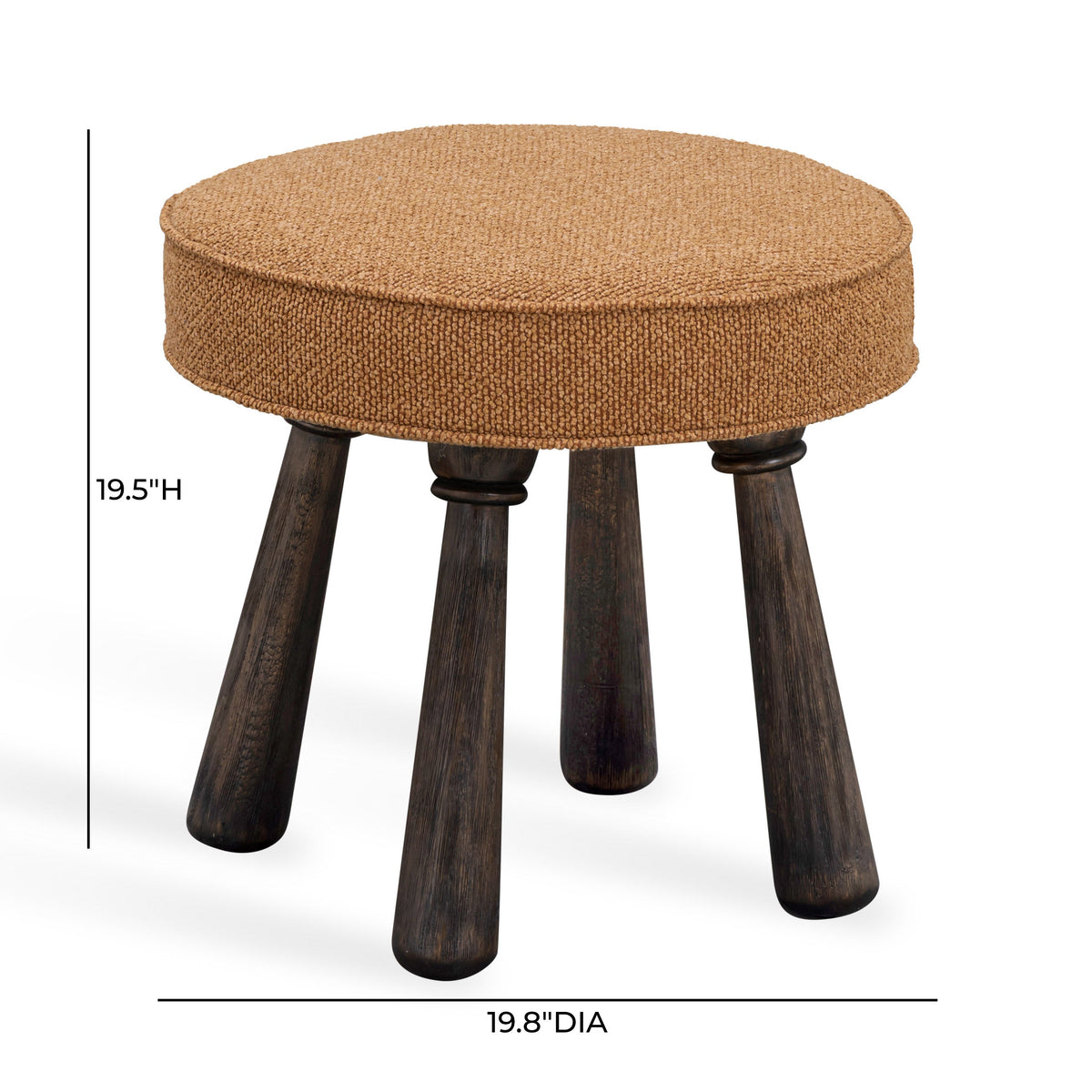 Pookie Performance Boucle Accent Stool - View 14