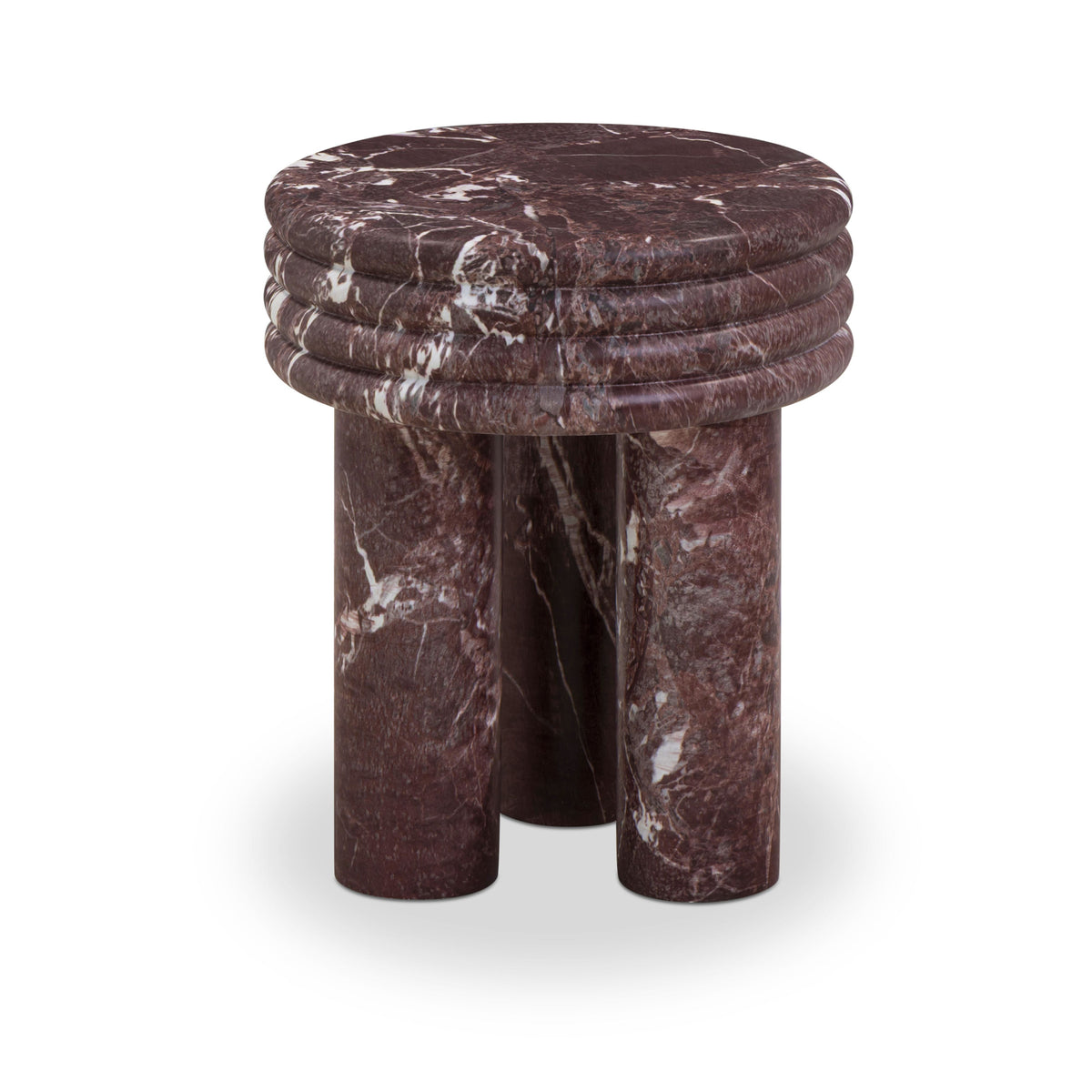 Delta Concrete Indoor/Outdoor Round Side Table - View 9