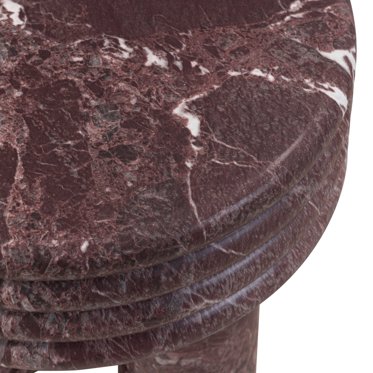 Delta Concrete Indoor/Outdoor Round Side Table - View 10