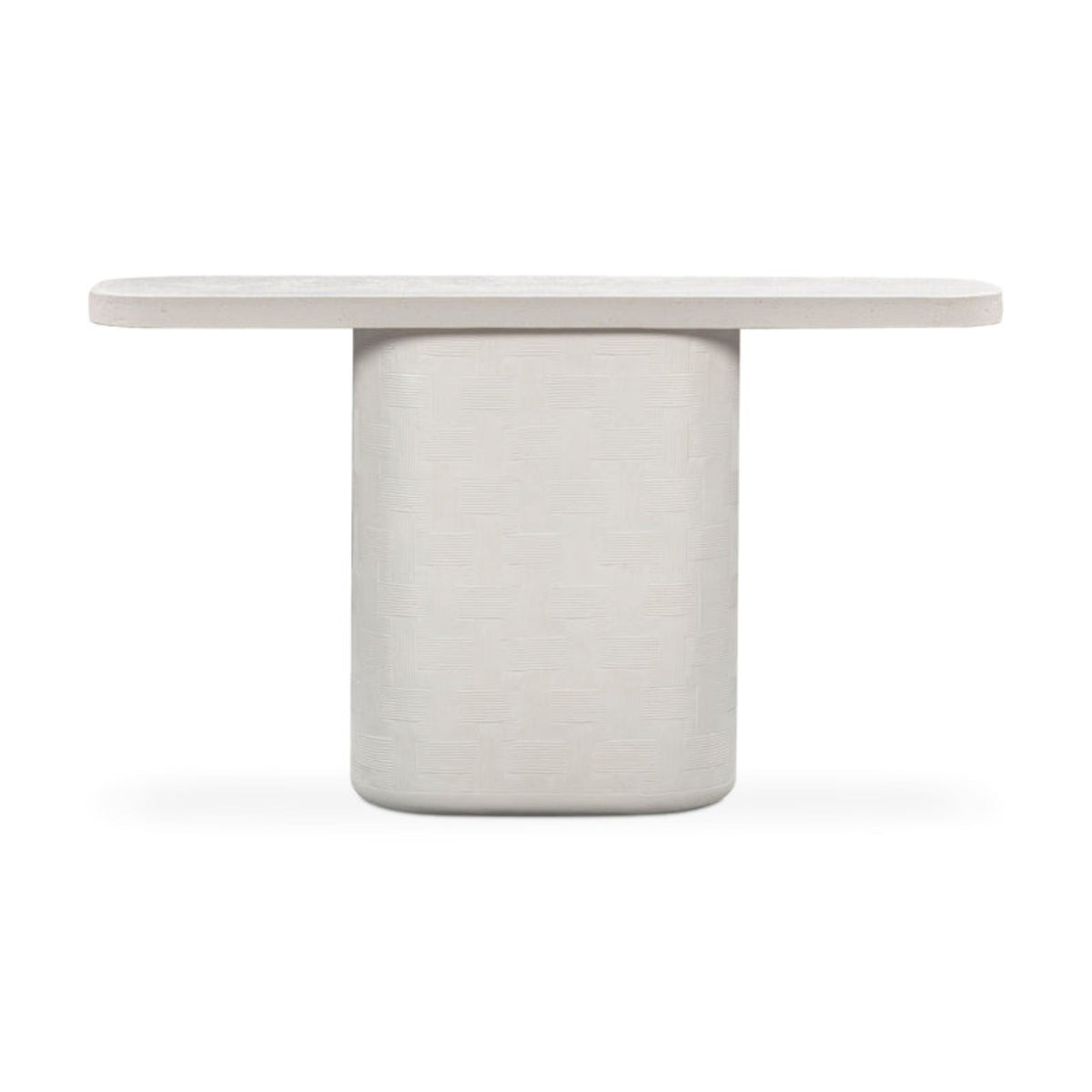 Suraya 55" Indoor/Outdoor Concrete Console Table - View 1