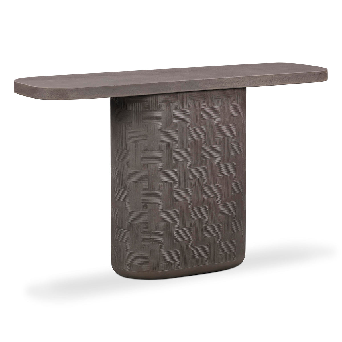 Suraya 55" Indoor/Outdoor Concrete Console Table - View 21
