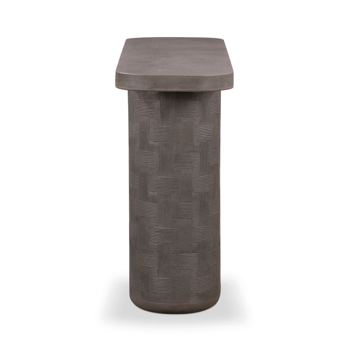 Suraya 55" Indoor/Outdoor Concrete Console Table - View 22