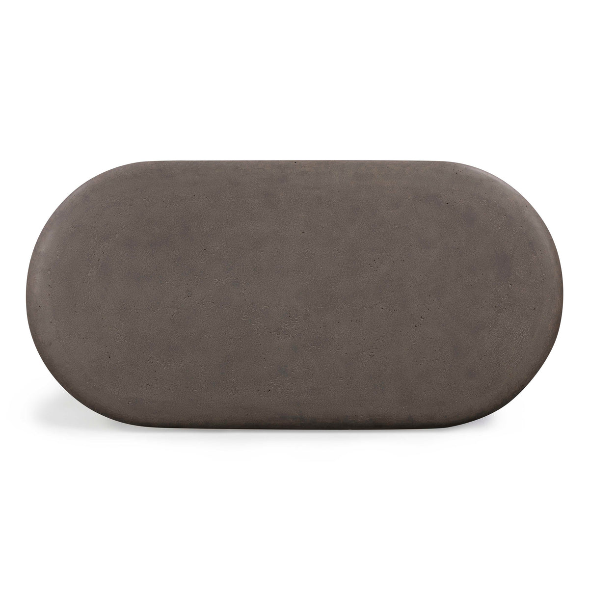 Suraya 55" Indoor/Outdoor Concrete Rounded Coffee Table - View 22