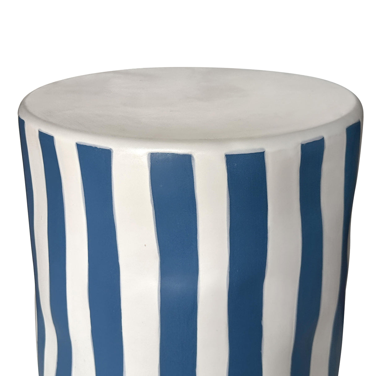 Tempest Indoor/Outdoor Ceramic Table in Stripes