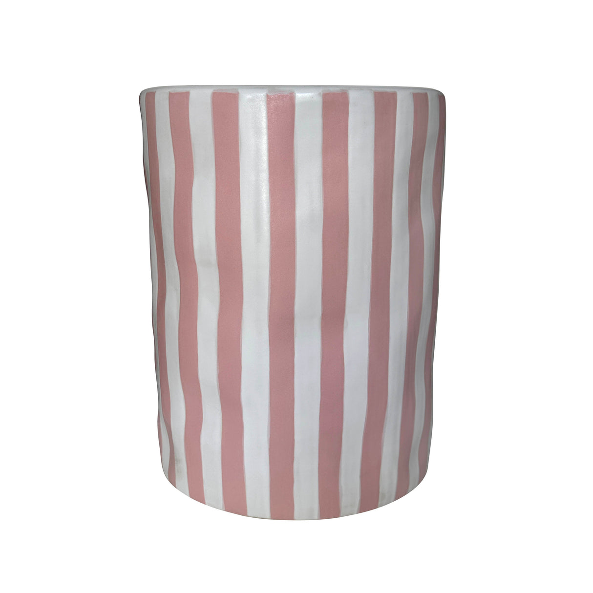 Tempest Indoor/Outdoor Ceramic Table in Stripes