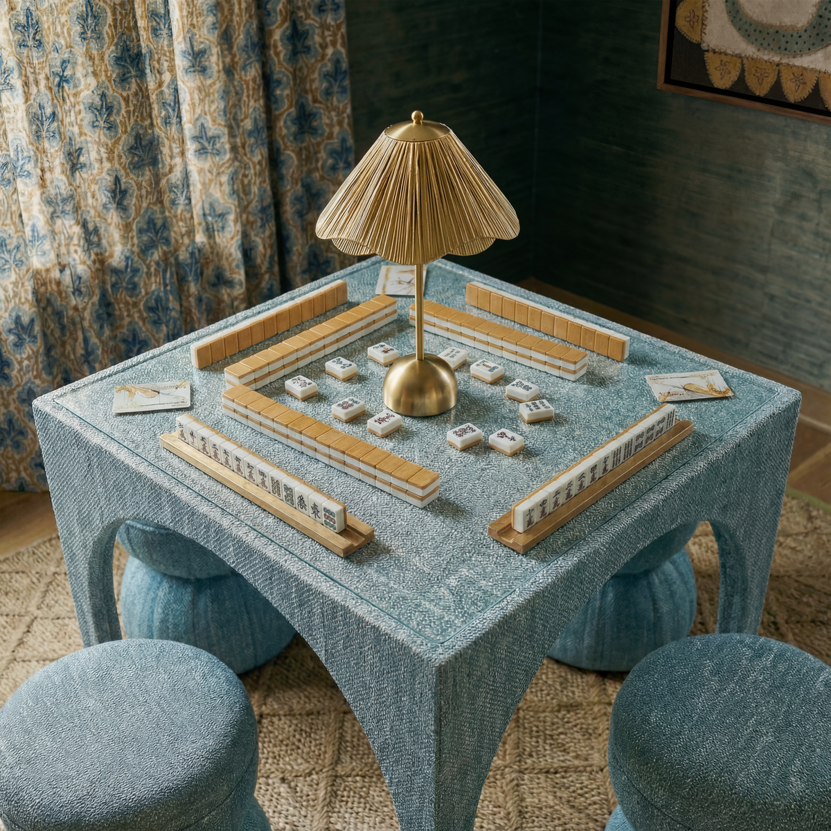 Tomlin 35" Square Mahjong Table - View 2