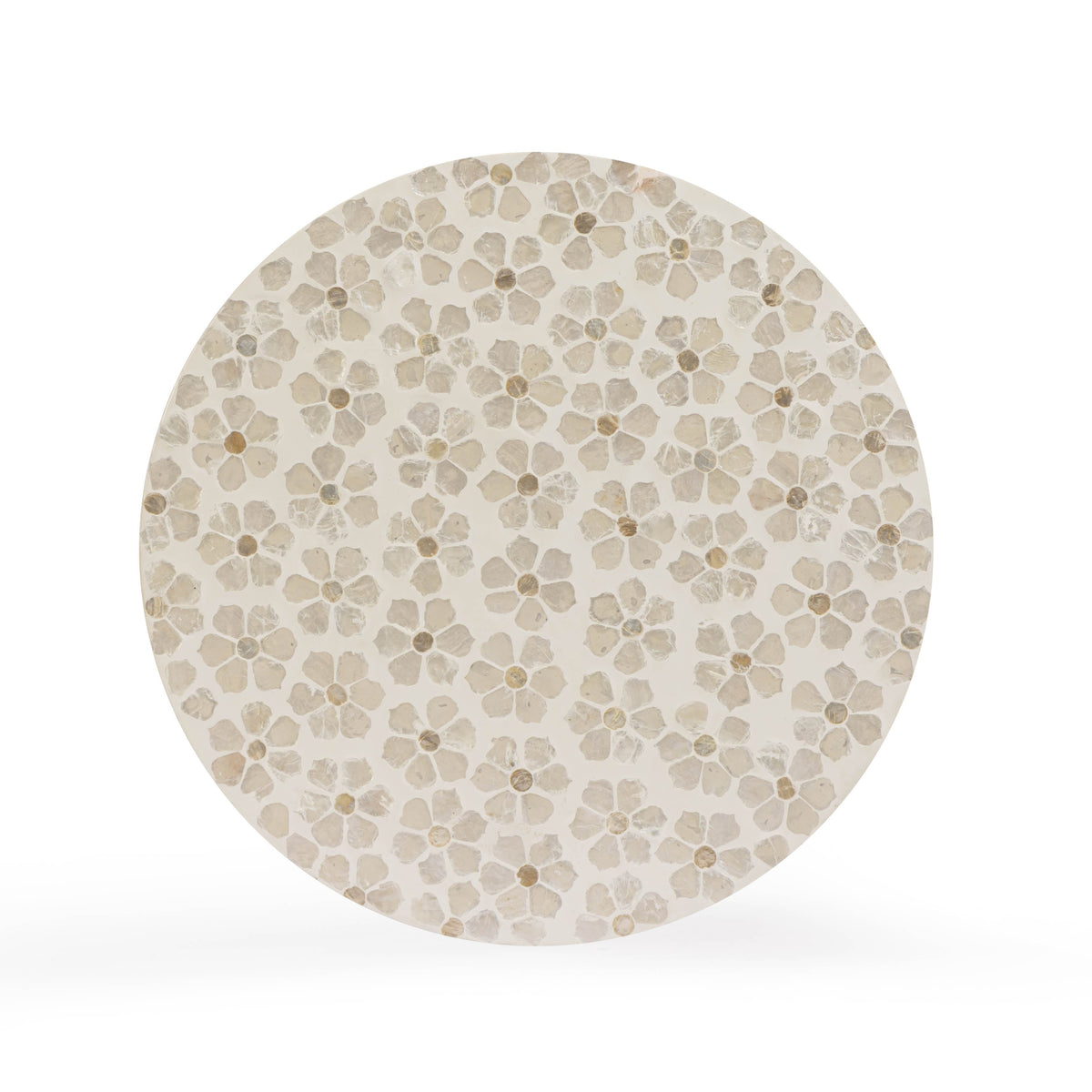 Lorna Capiz Shell Accent Stool - View 10