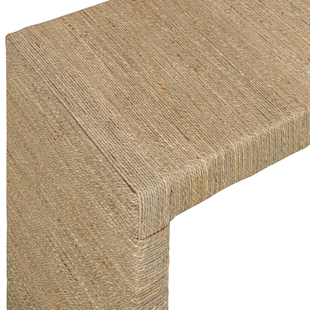 Mona 48" Natural Seagrass Console Table - View 4