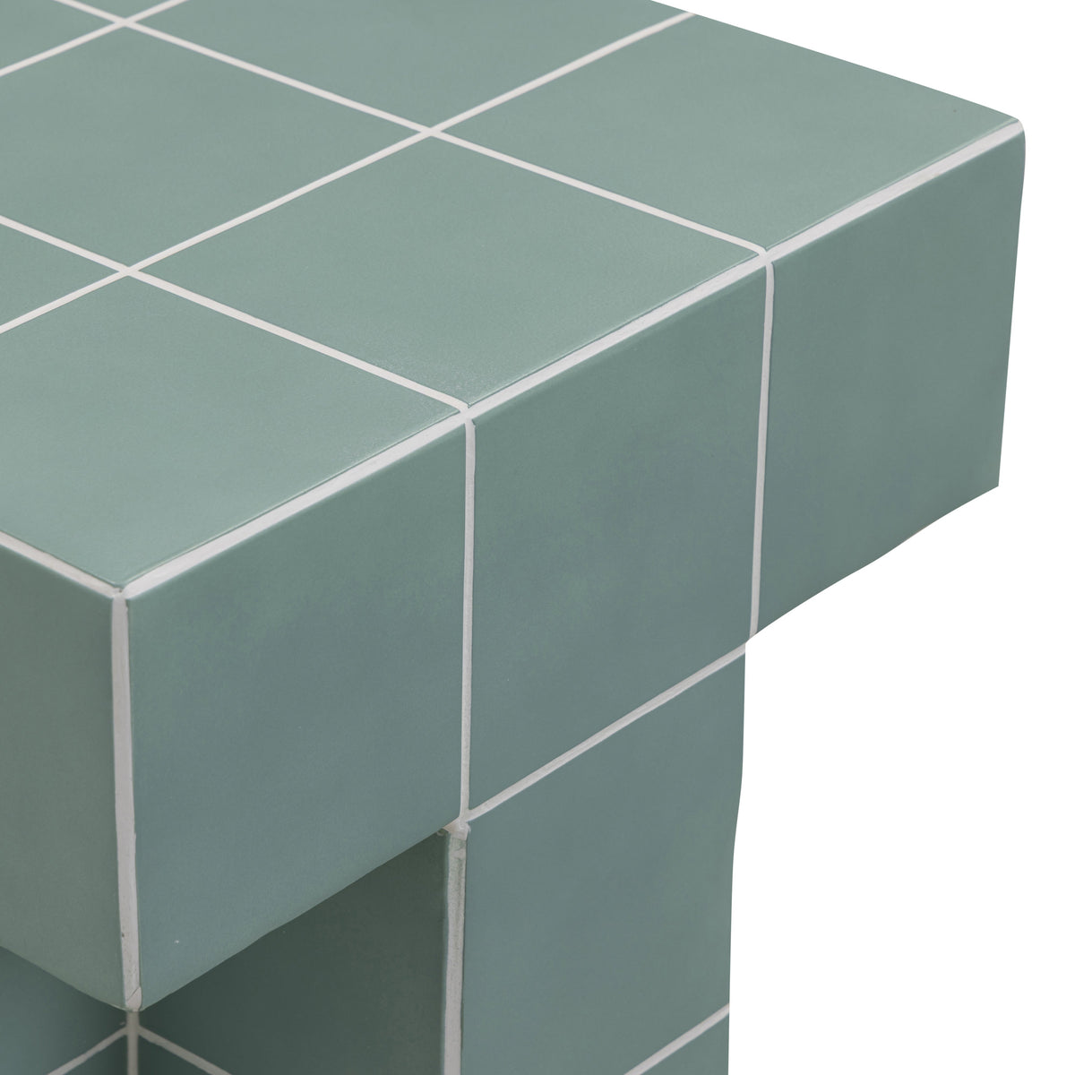 Alma Tile Concrete Indoor/Outdoor Side Table - View 4
