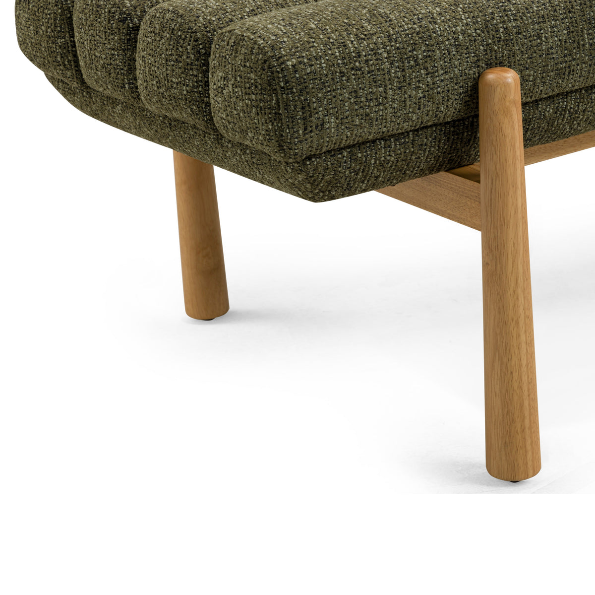 Julianna 56" Textured Performance Fabric Bench - View 11