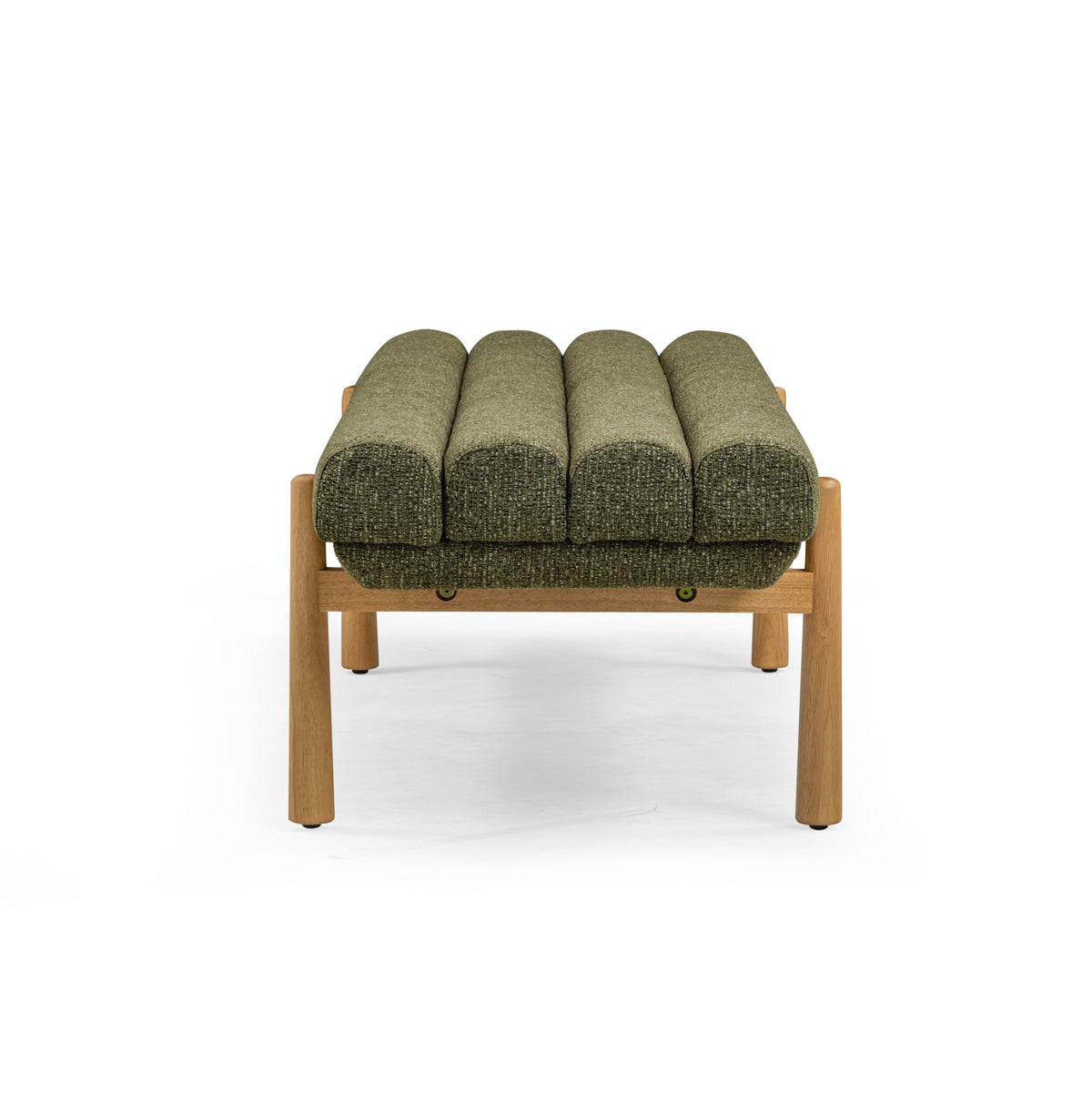 Julianna 56" Textured Performance Fabric Bench - View 12
