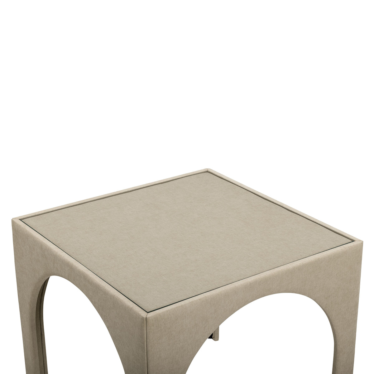 Tomlin Performance Chenille Game Table and Two Ottomans Set - View 6