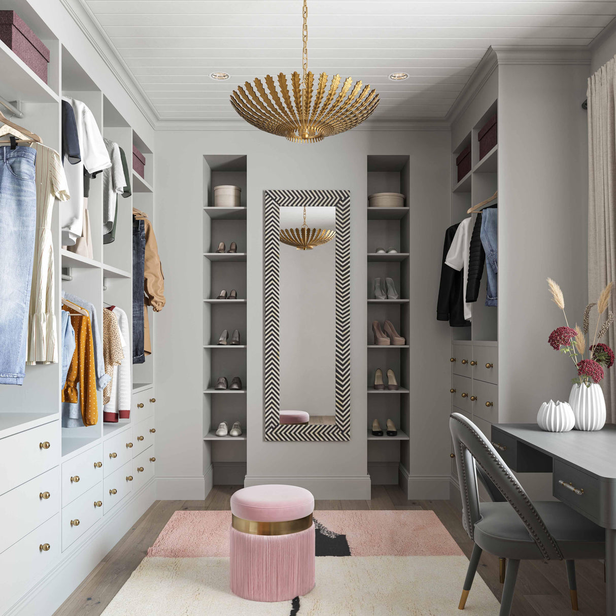 Melody Velvet Tasseled Ottoman