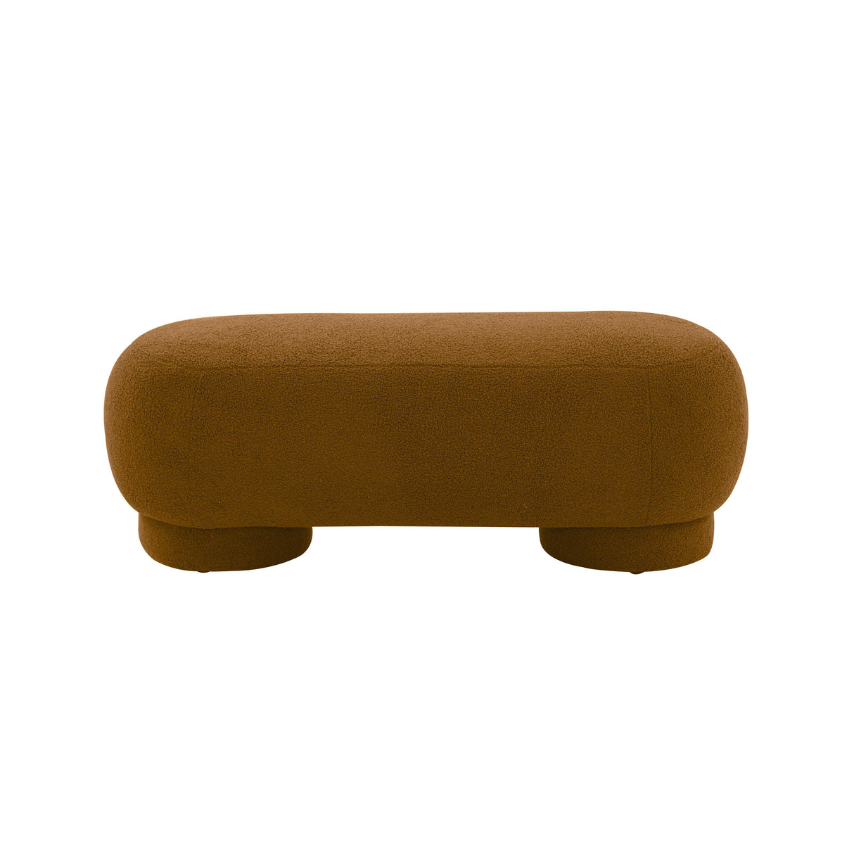 Mara 43" Vegan Shearling Ottoman