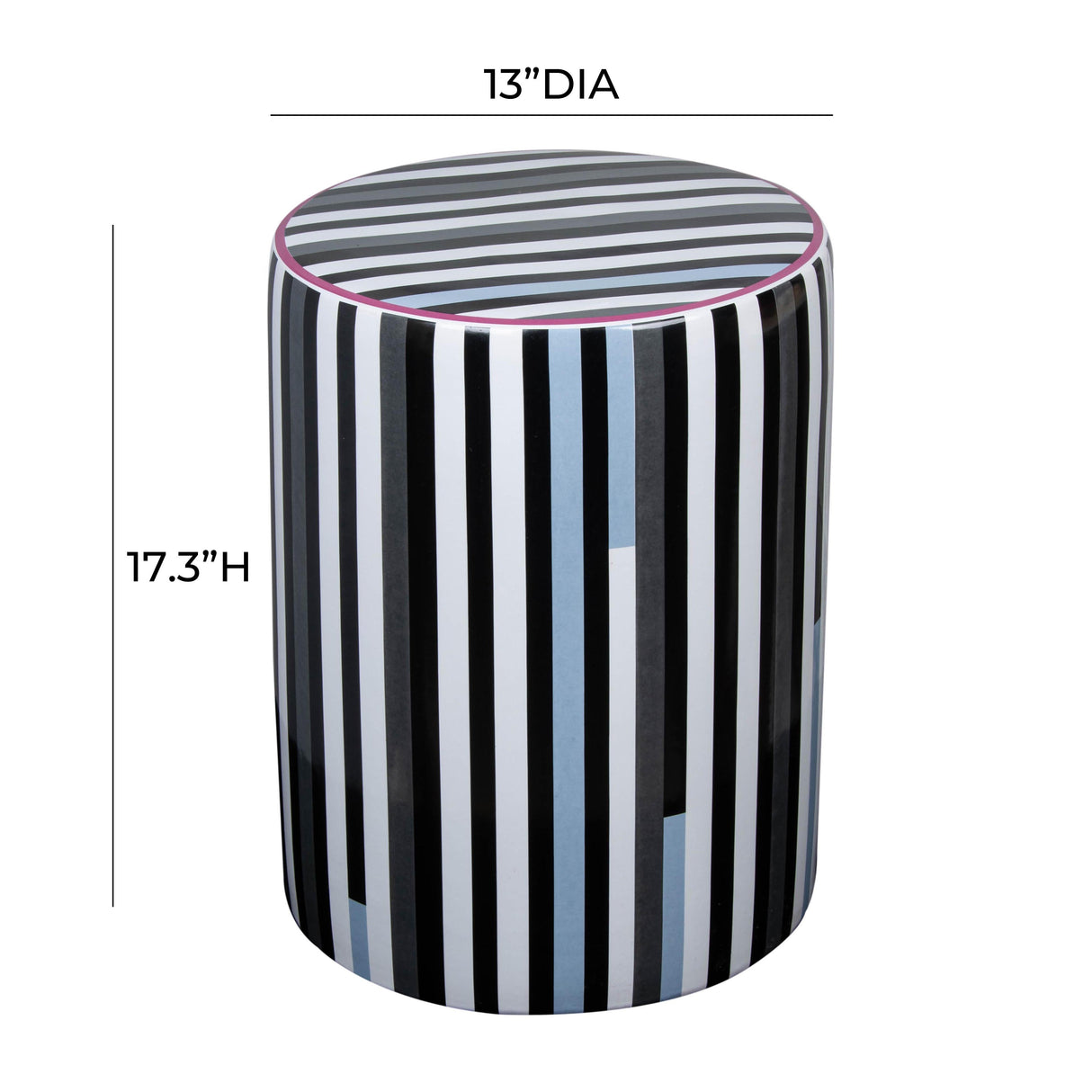 Taurus Ceramic Indoor/Outdoor Stool