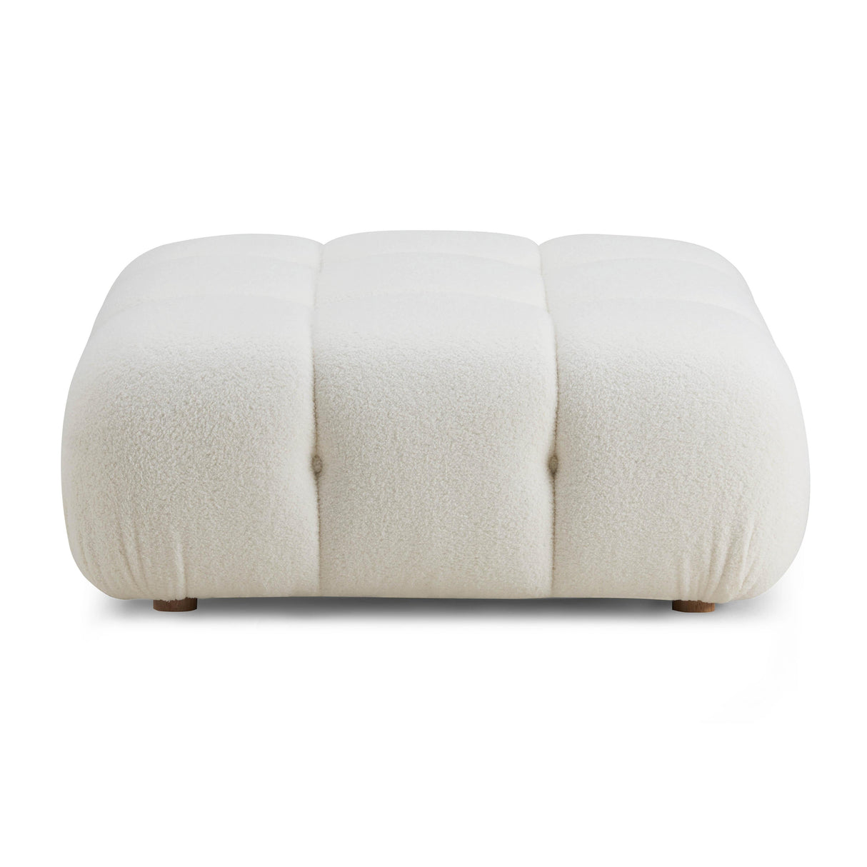 Calliope Vegan Shearling Modular Ottoman