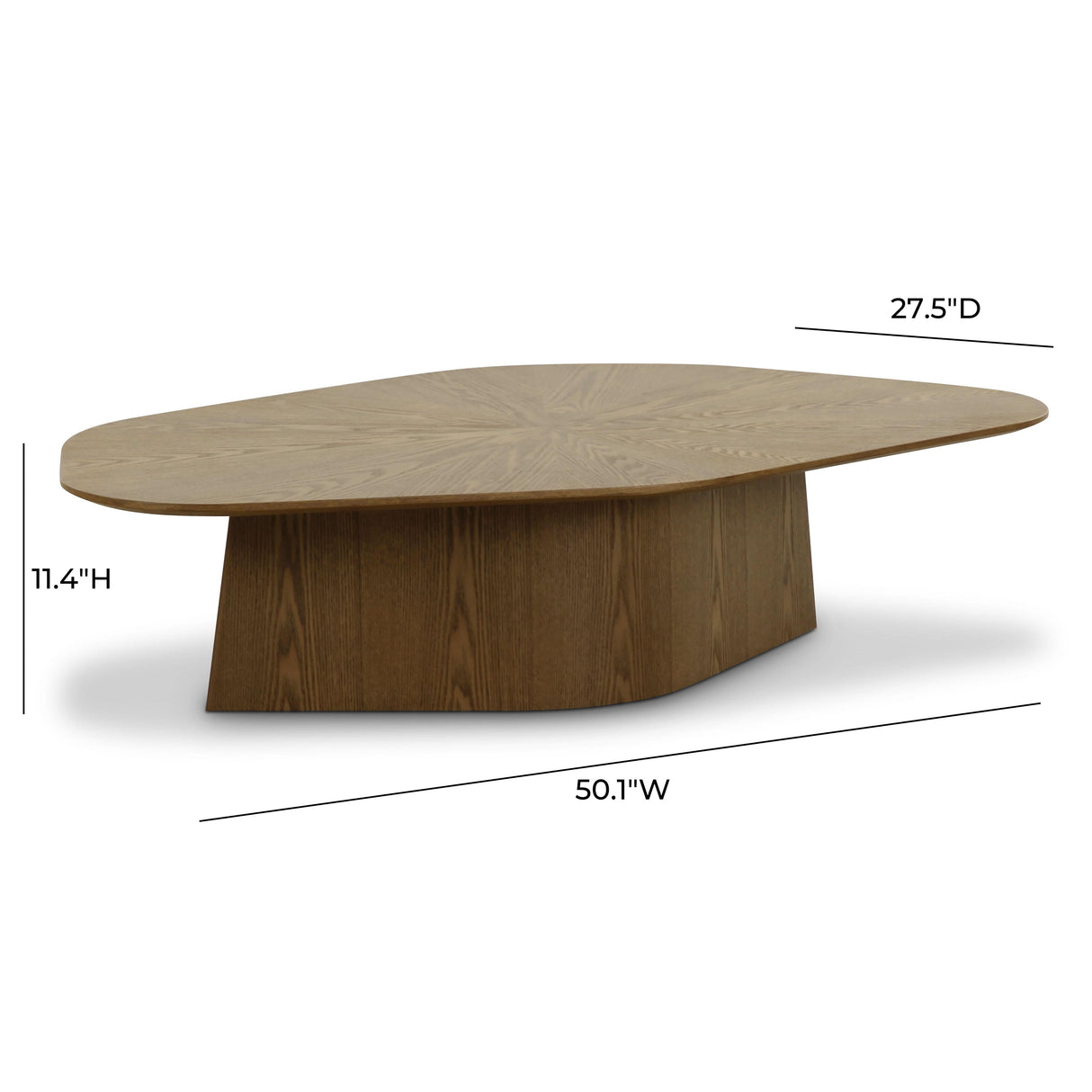 Roche 50" Ash Low Coffee Table