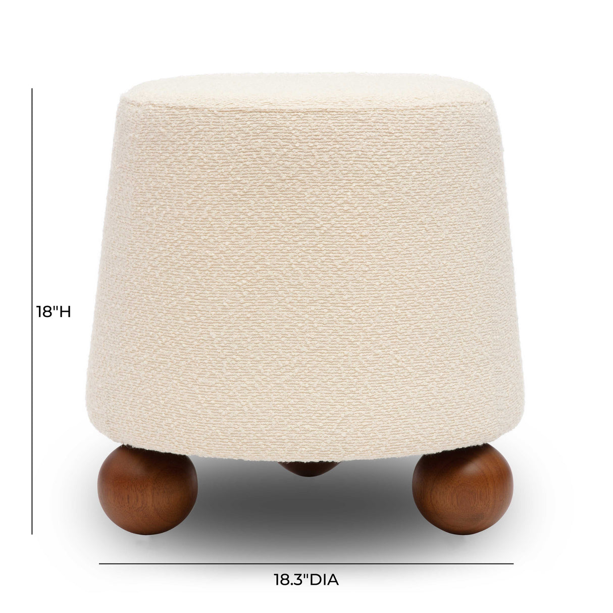 Jaine Boucle Stool
