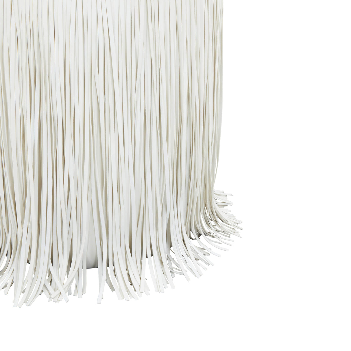 Shag Me Performance Vegan Leather Ottoman