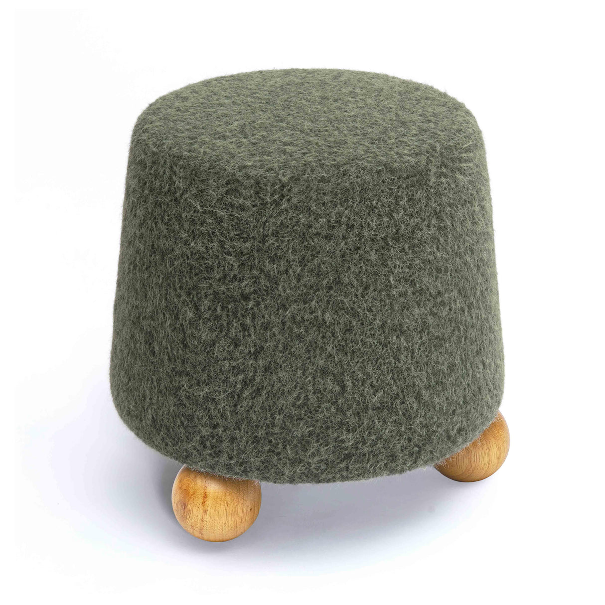 Jaine Loose Mohair Stool