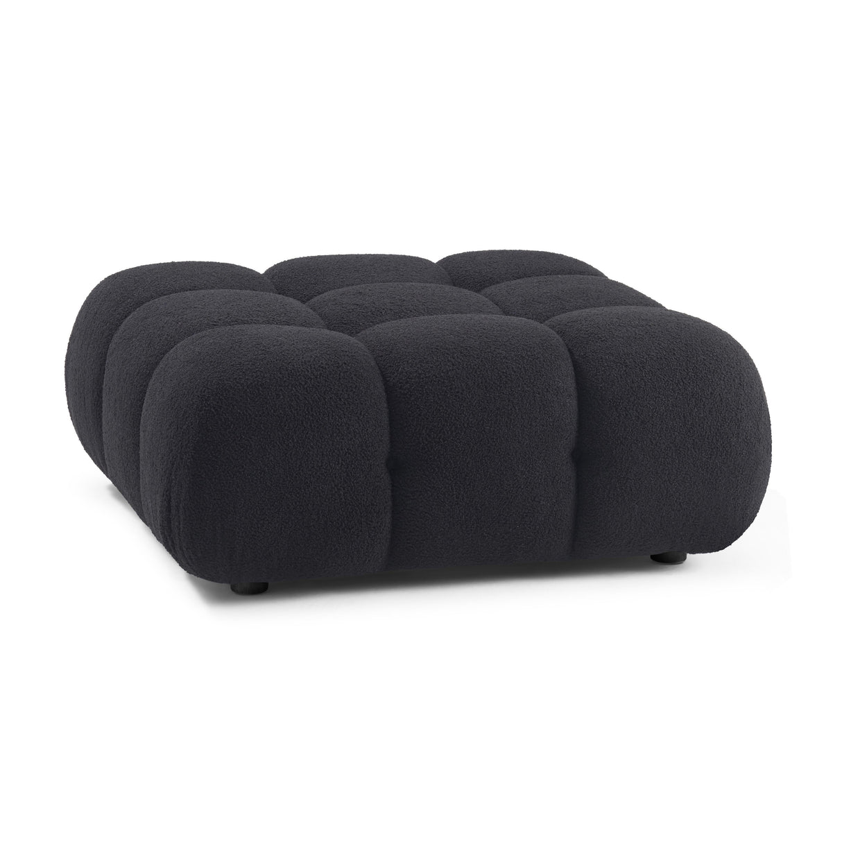Calliope Vegan Shearling Modular Ottoman