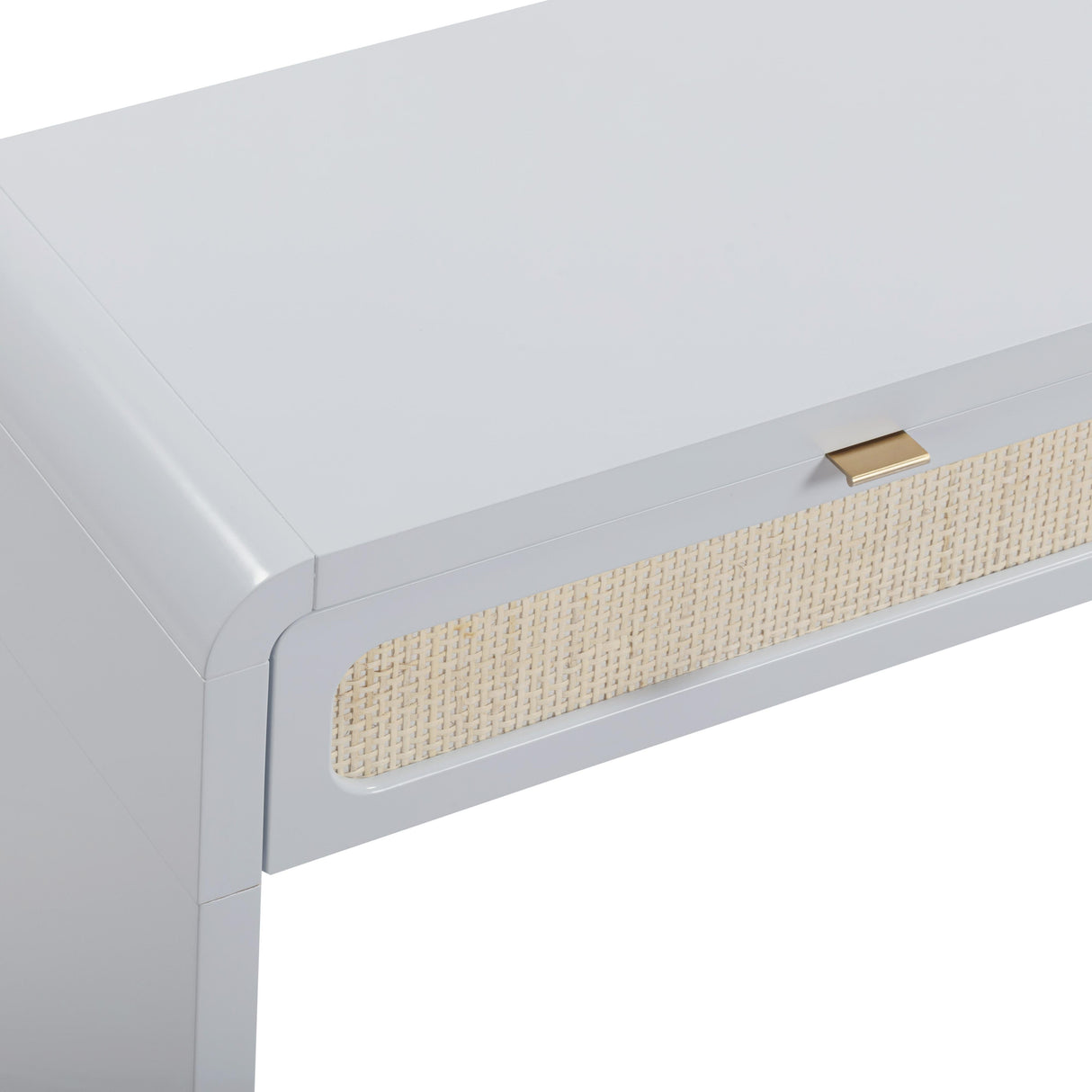 Patty 48" Rattan 2-Drawer Console Desk