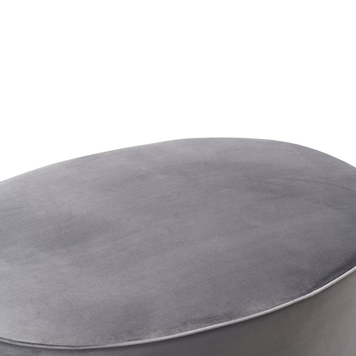 Scarlett Velvet Oval Ottoman