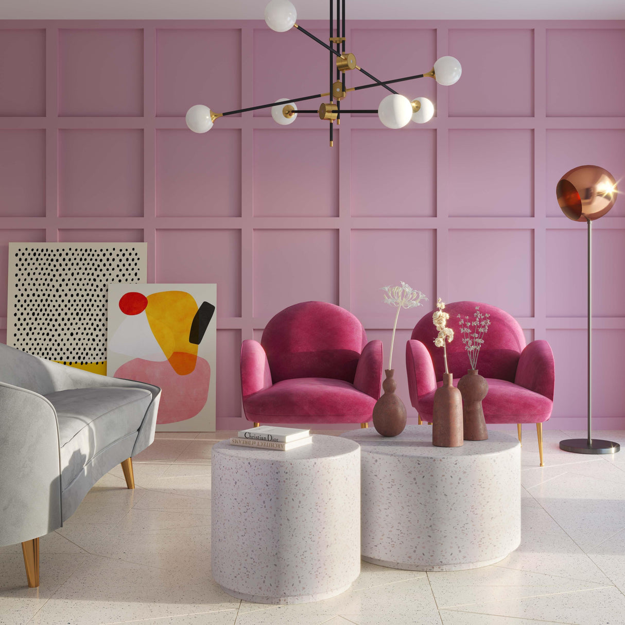 Terrazzo Light Speckled Coffee Table