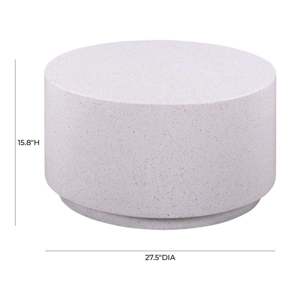 Terrazzo Light Speckled Coffee Table dimensions