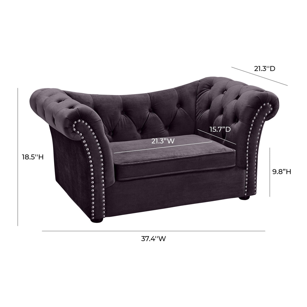 Dachshund Velvet Pet Bed